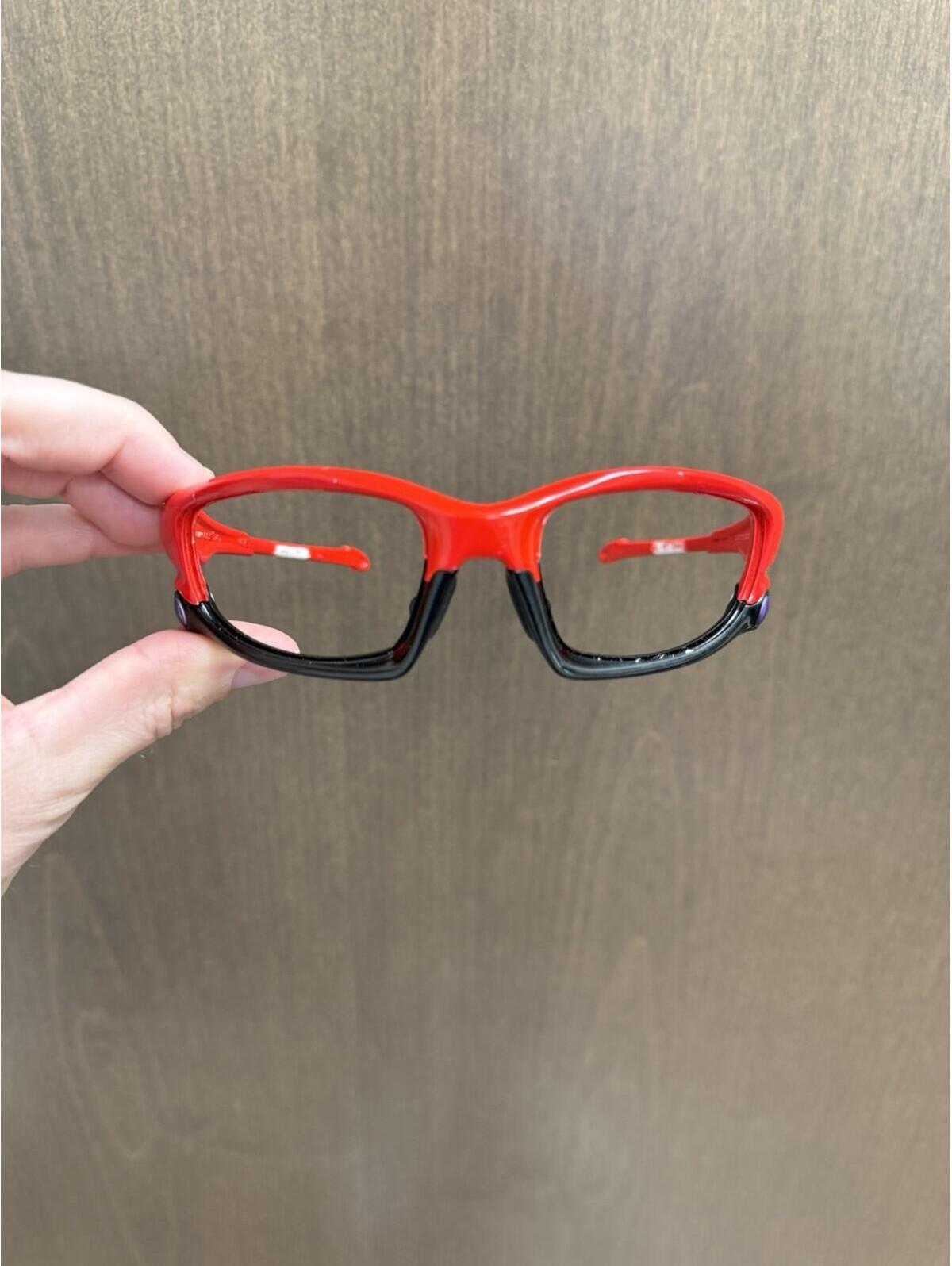 Oakley Split Jacket Polished Red/Black Frame